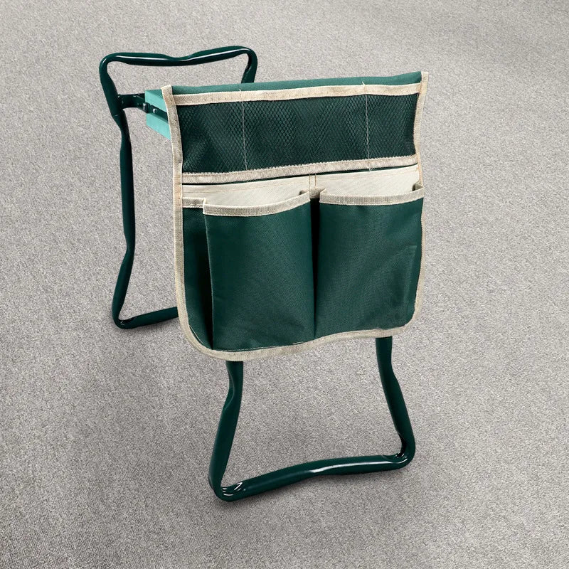 Foldable Garden Kneeler & Seat – Heavy-Duty Gardening Bench with Padded Kneeling Pad.