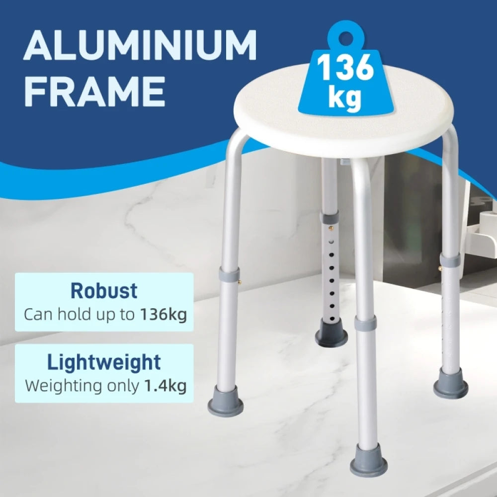 Adjustable Bath Swivel Seat.