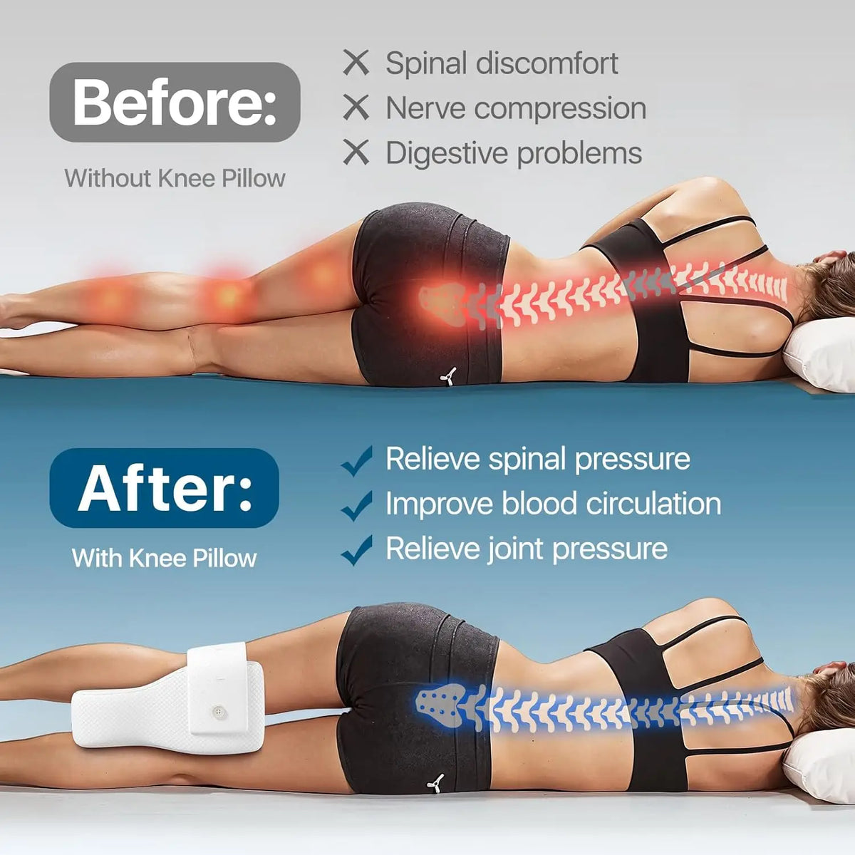 Orthopaedic Knee Pillow.