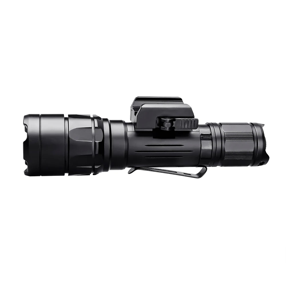 TrustFire R8 Tactical Flashlight – 1700 Lumens, 350m Range, LED Torch with 18650 Battery.