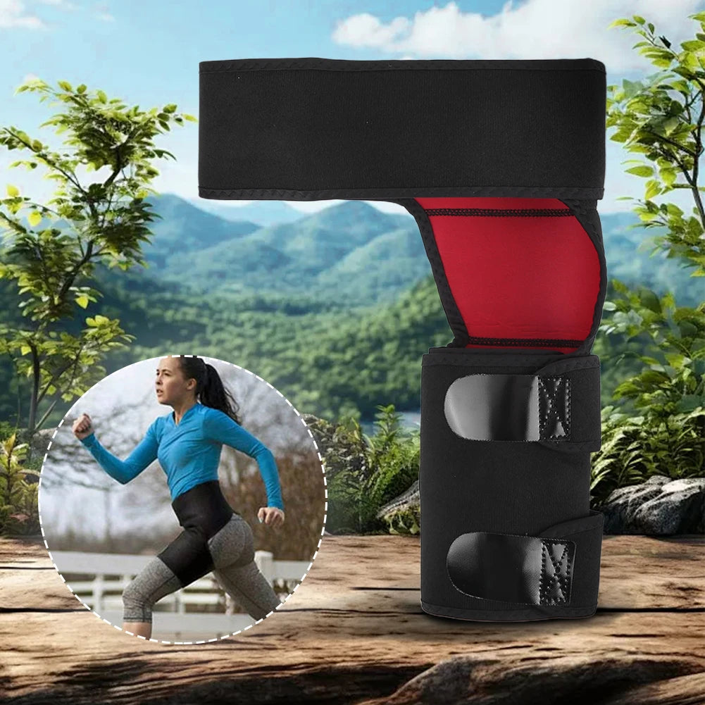 Hip & Groin Support Brace – Adjustable Compression Wrap for Men & Women.