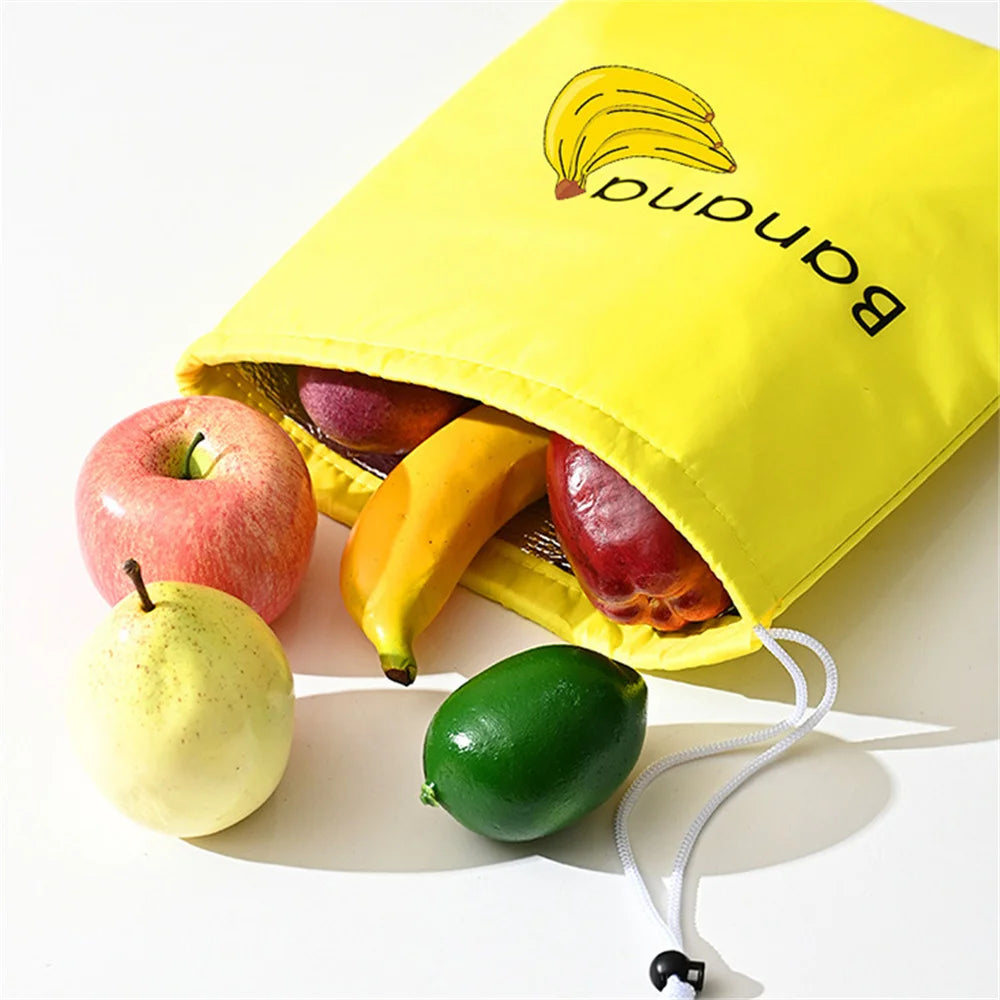 Banana Storage Bag – Padded Fresh Fruit Protector, Reusable Kitchen & Fridge Organiser for Banana Storage.