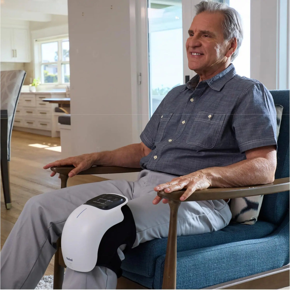 Smart Cordless Knee Massager with Heat & Vibration for Relaxation