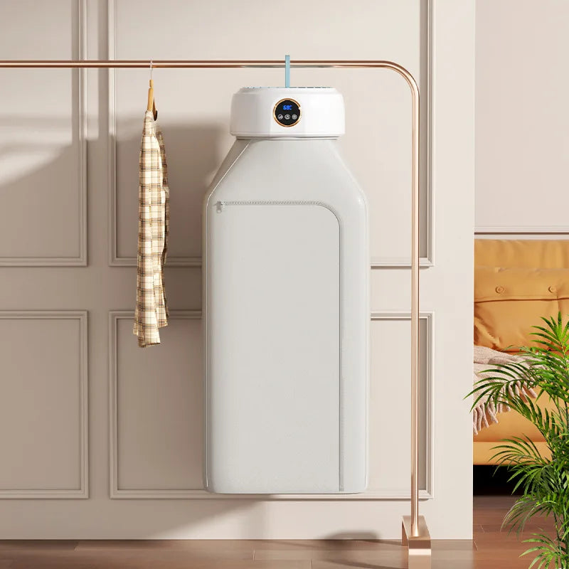 Household Clothes Dryer with Timer – Rapid Drying Garment Machine, Foldable & Portable for Underwear, Baby Clothes and Lightweight Garments.