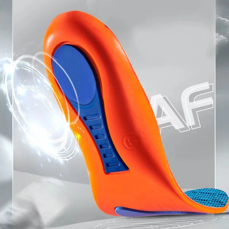 1 Pair Orthopaedic Sports Insoles – Shock-Absorbing, Breathable & Cushioned.