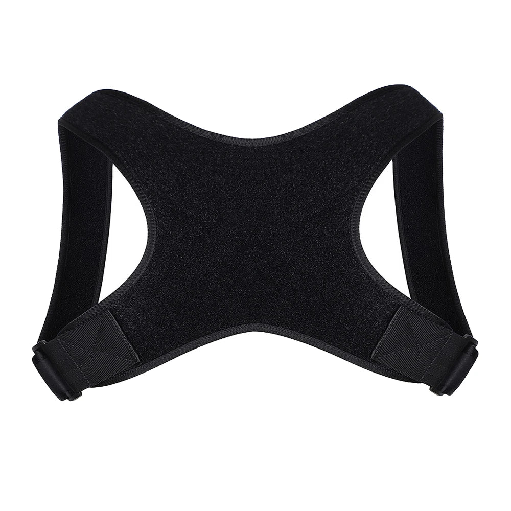 Posture Corrector & Back Support Brace – Adjustable Lumbar and Shoulder Support Belt for Men & Women.