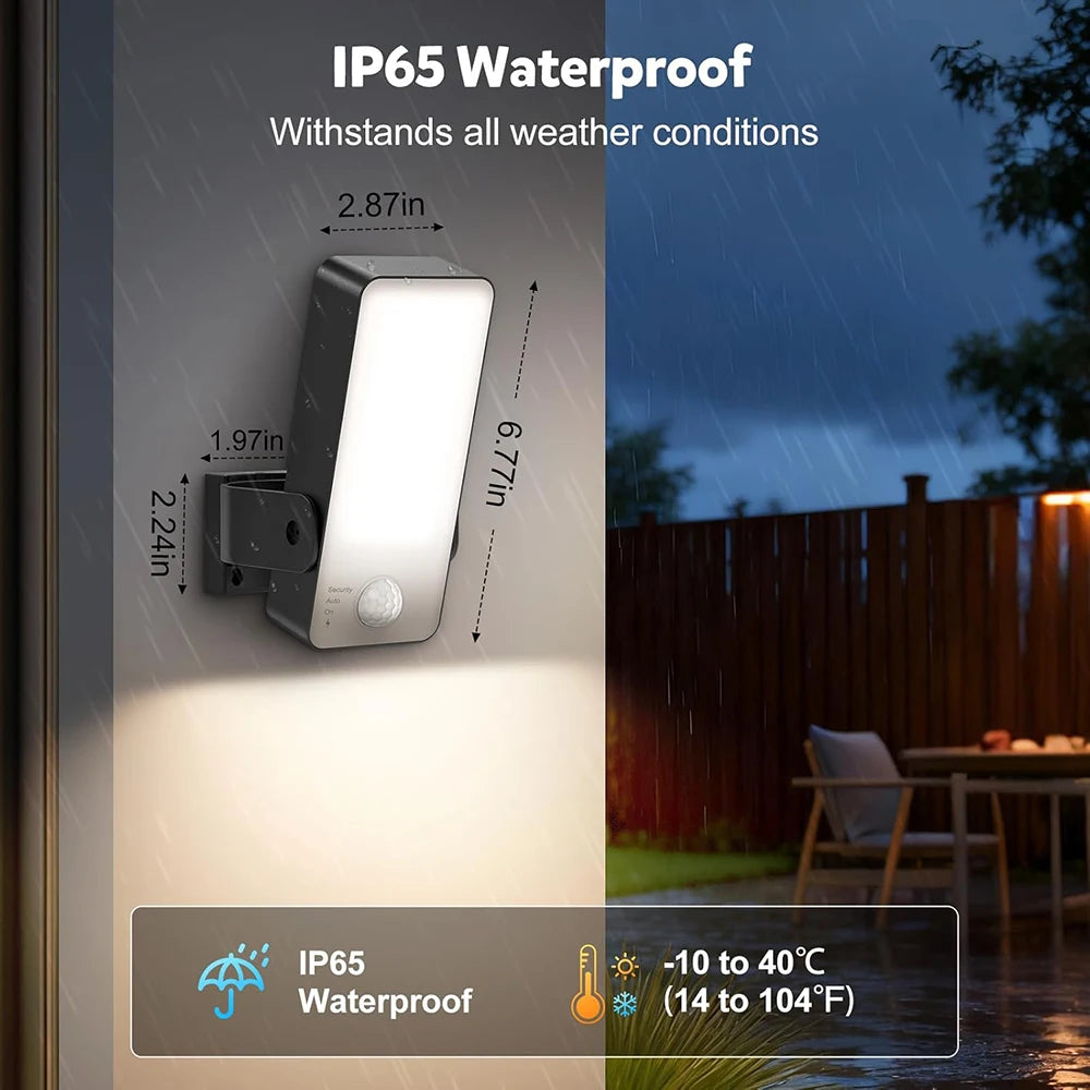 Wireless PIR Motion Sensor Wall Light – USB Rechargeable LED Lamp.