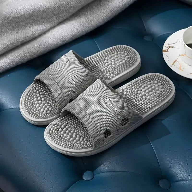 Men’s Summer Massage Slippers – Non-Slip, Lightweight & Comfortable.
