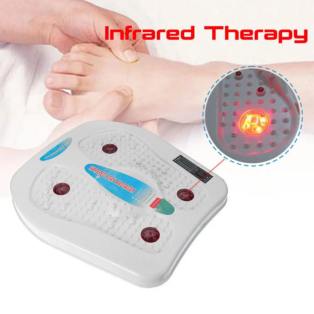 Infrared Heated Foot Massage Mat – Vibrating Acupoint Foot Massager.