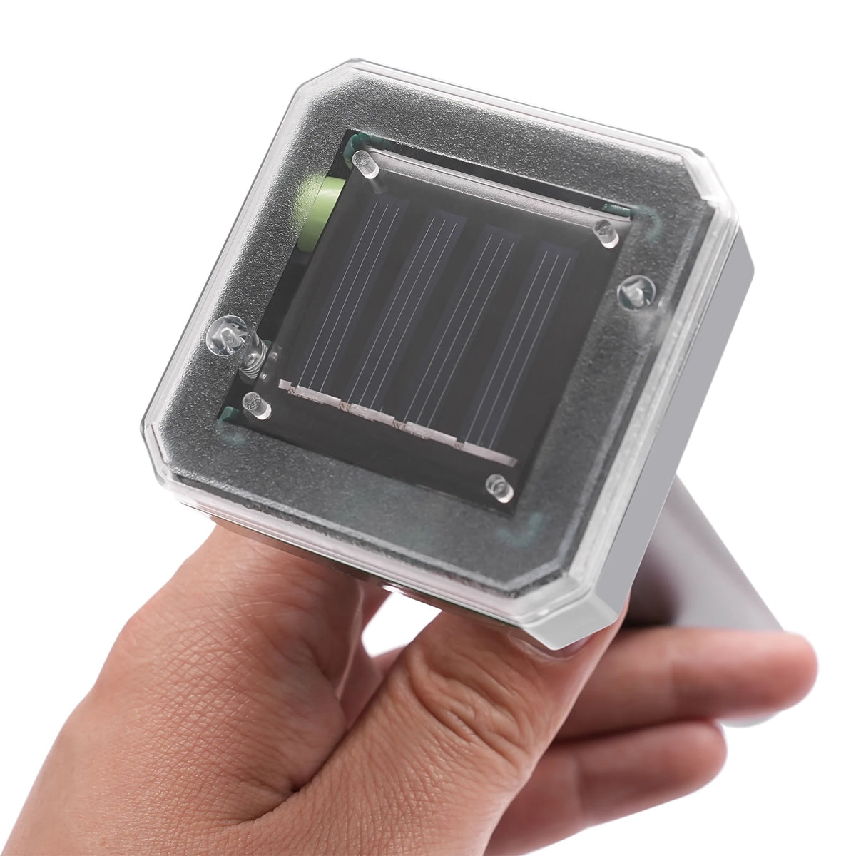 4-Piece Solar Ultrasonic Animal Repeller – Mole, Snake & Rat Deterrent for Garden & Yard.