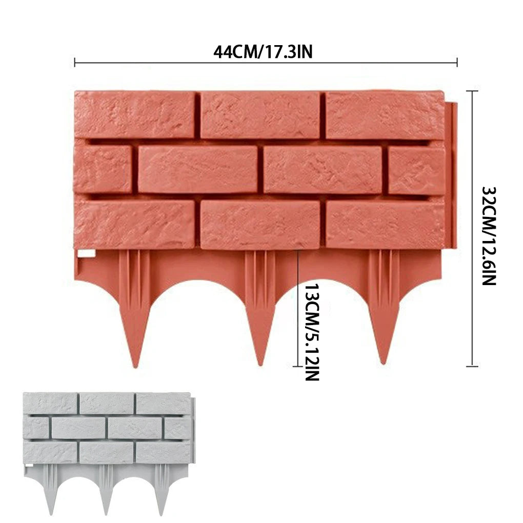 Garden Lawn Edging Fence – Decorative Landscape Border for Flower Beds & Yards,
