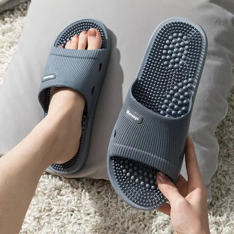 Men’s Summer Massage Slippers – Non-Slip, Lightweight & Comfortable.