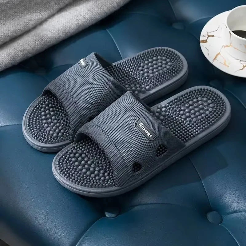 Men’s Summer Massage Slippers – Non-Slip, Lightweight & Comfortable.