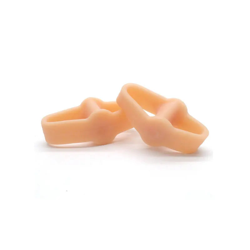 Soft Silicone Toe Separators with Adjustable Big Toe Ring – Reusable Bunion Support.