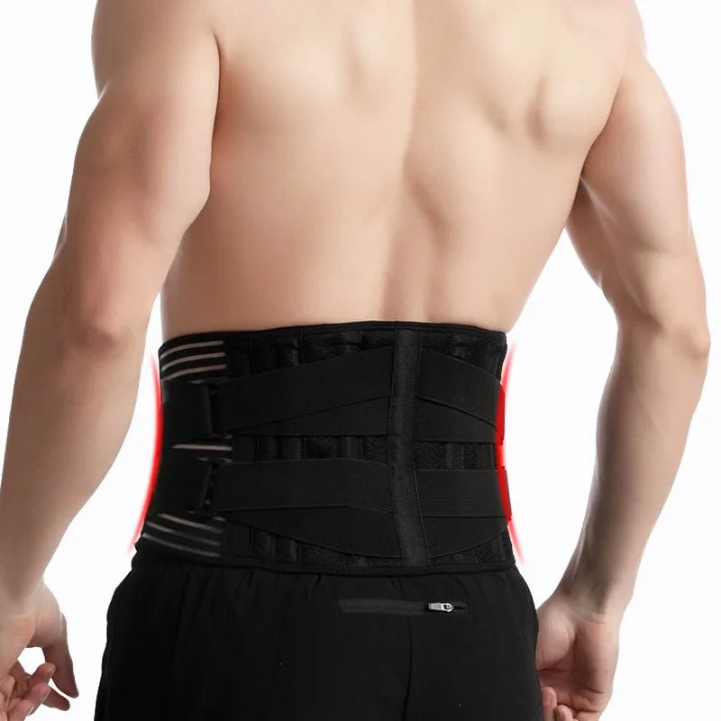 Neoprene Lower Back Support Belt – Adjustable Lumbar Brace for Men & Women, Everyday Back Support.
