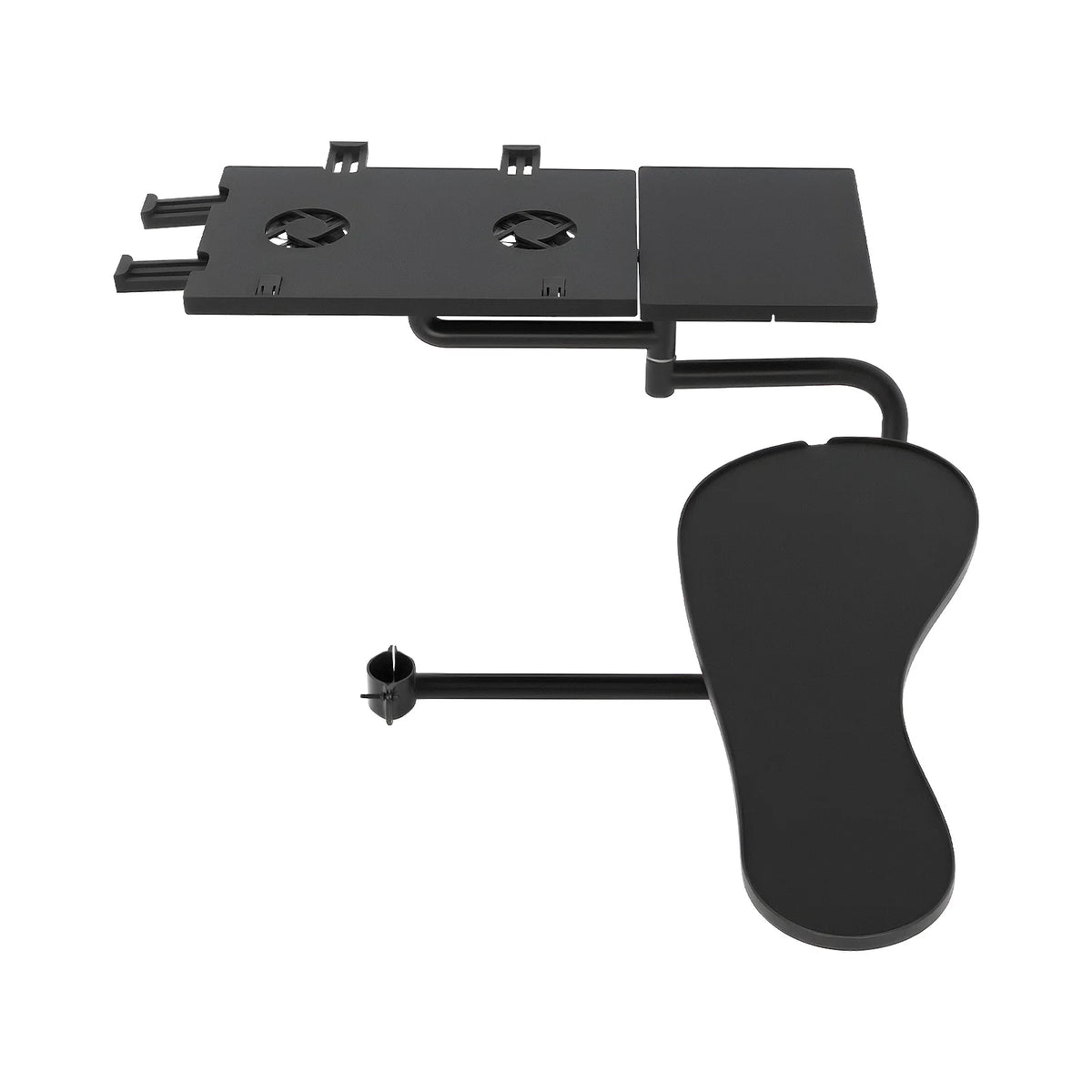 Laptop Stand with Dual Cooling Fans & USB Port – Adjustable Desk.