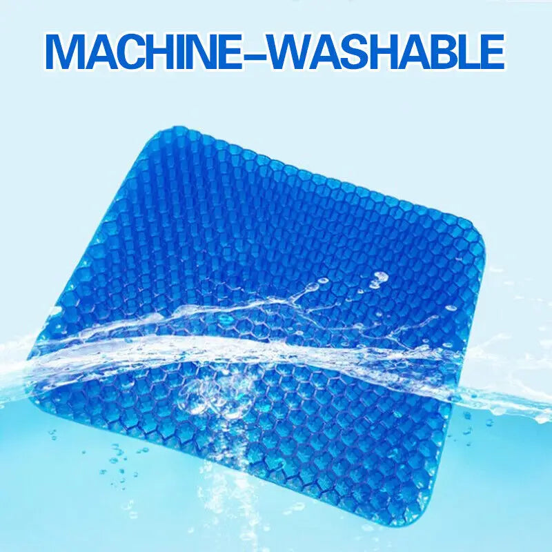 Premium Honeycomb Gel Seat Cushion – Ergonomic Cooling Pressure-Relief Pad.