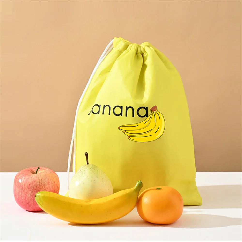 Banana Storage Bag – Padded Fresh Fruit Protector, Reusable Kitchen & Fridge Organiser for Banana Storage.