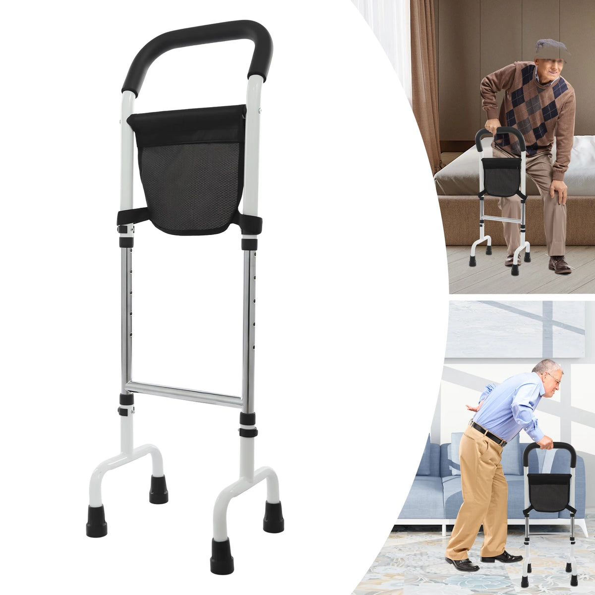 Adjustable Standing Aid Rail – Mobility Support Handle for Seniors & Adults.