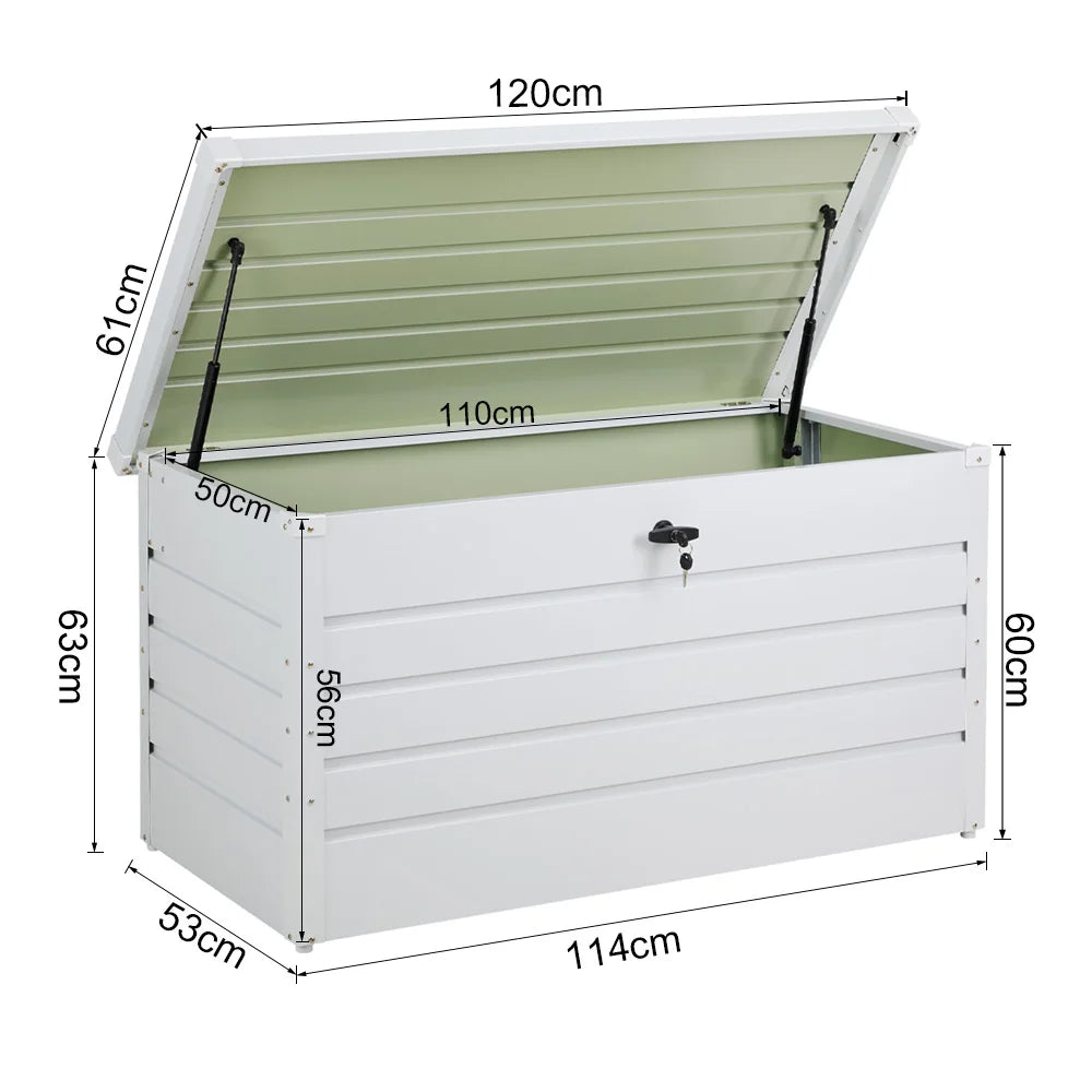 Weather-Resistant Resin Deck Storage Box – Outdoor Patio & Garden Storage.