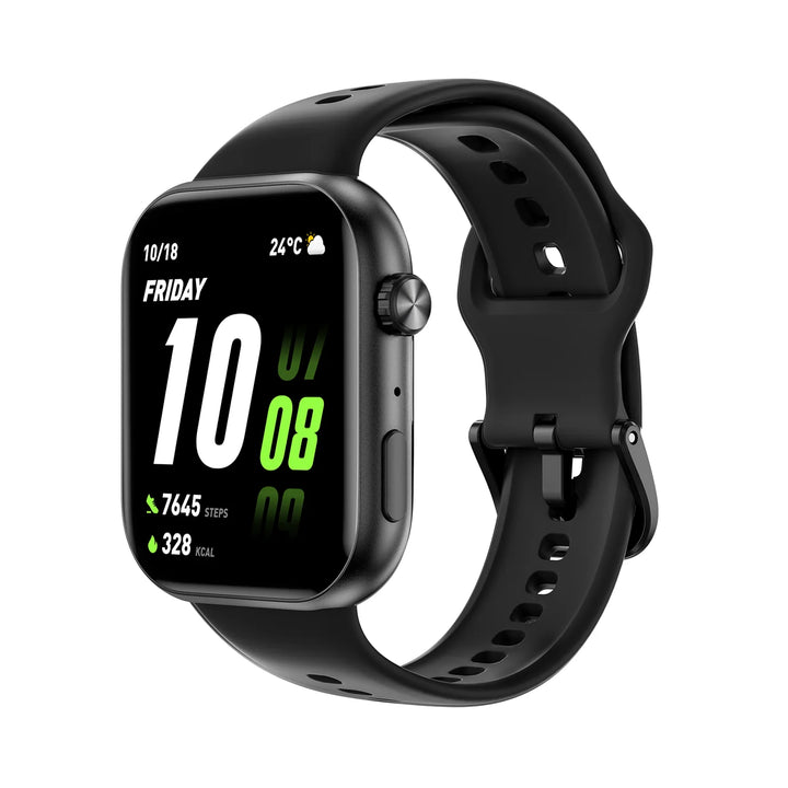 1.85" AMOLED Smartwatch with Bluetooth Calling, 14-Day Battery, 109 Sports Modes & 24/7 Health Tracking.