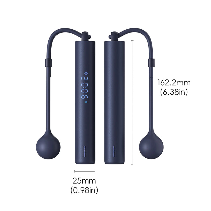 Smart Jump Rope – Corded & Cordless Modes, App Connectivity, Adjustable Calorie Tracking & Fitness Training.