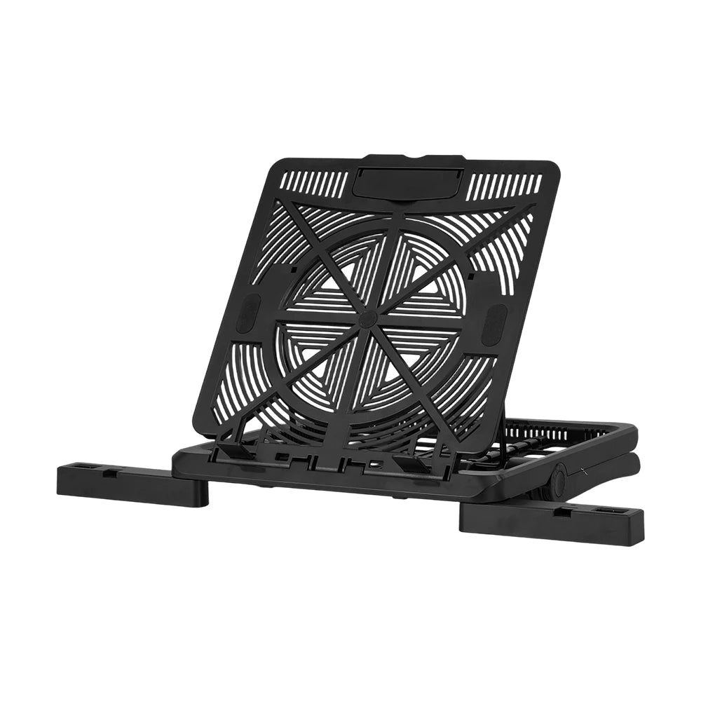 Adjustable Laptop Riser Stand – Height-Adjustable Holder for 12–17" Laptops, Tablets & Phones.