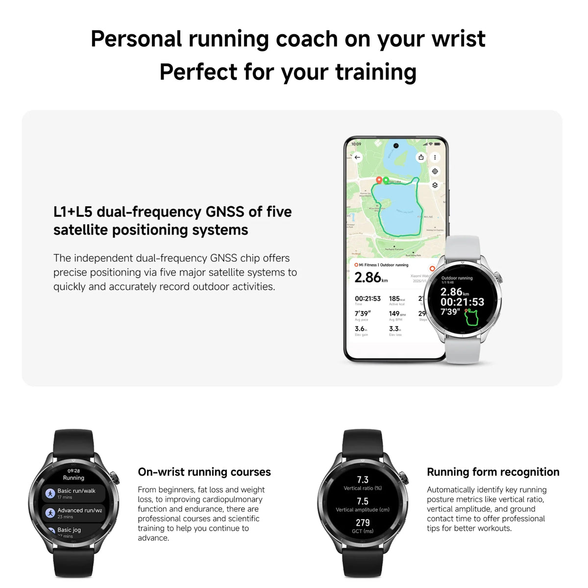 1.43" AMOLED Smartwatch with Interchangeable Bezel, 150+ Sports Modes, Health Tracking.