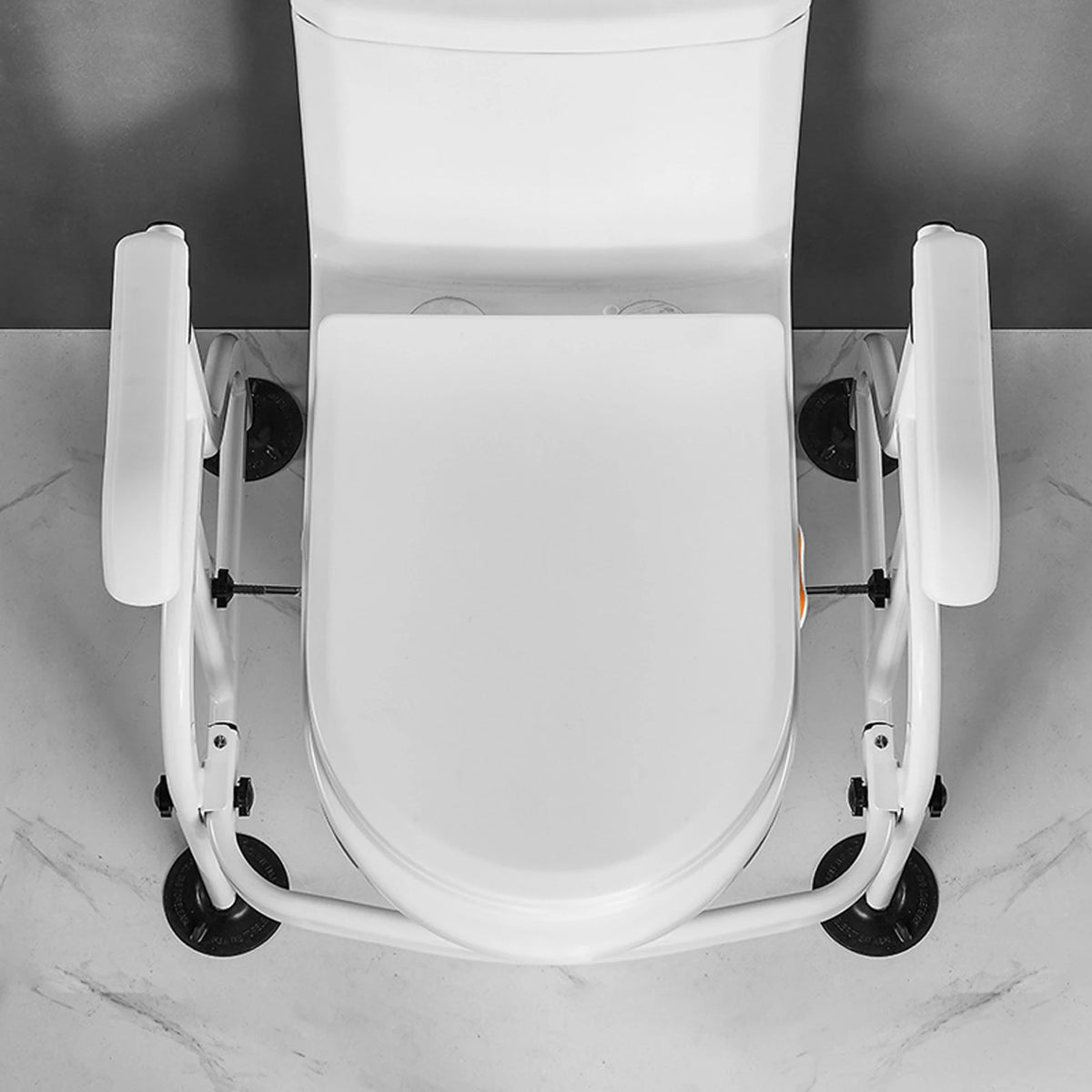 Toilet Safety Rail with Suction Cups – Bathroom Support Handle for Seniors & Adults.