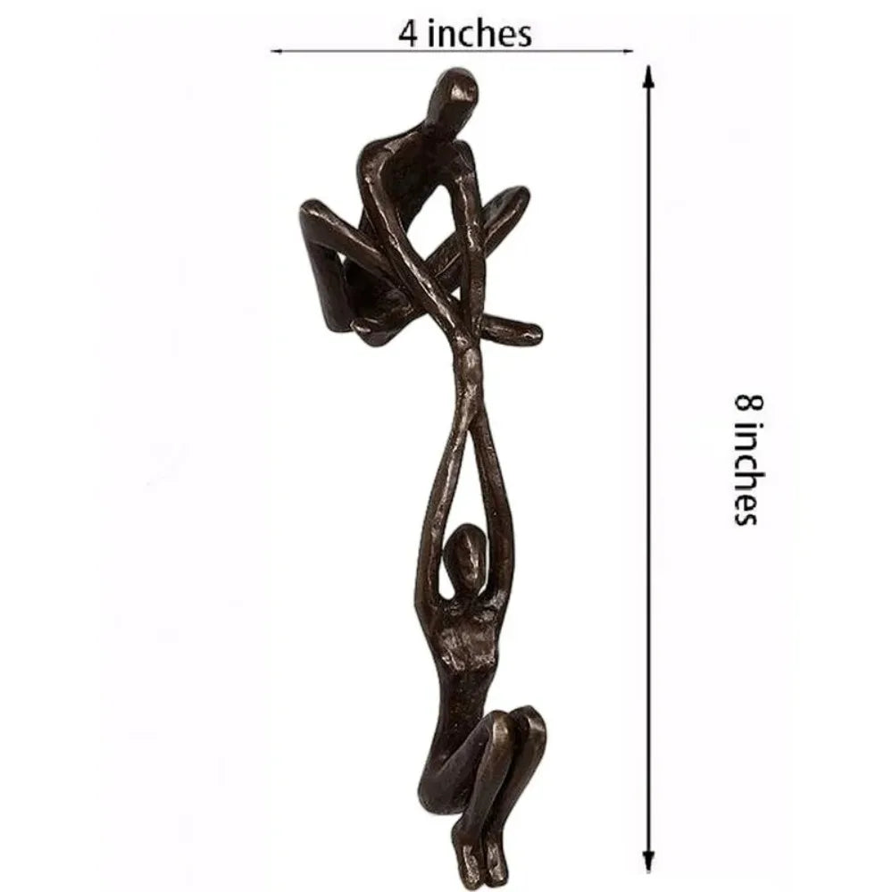 Man Lifting Woman Couple Figurine – Romantic Dancing Couple Sculpture, Creative Lover Statue for Home, Office, Desk & Shelf Décor.