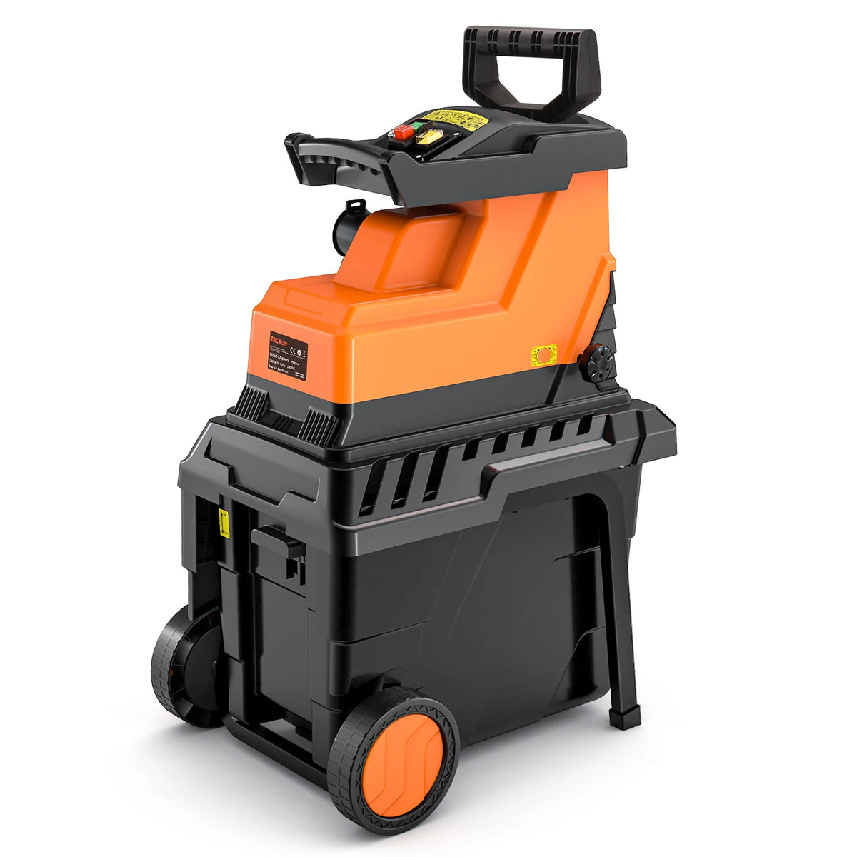 2500W Electric Wood Shredder – 40mm Branch Chipper with 55L Collection Box.