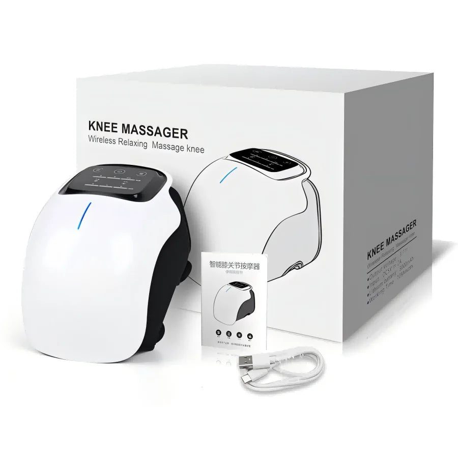 Smart Cordless Knee Massager with Heat & Vibration for Relaxation