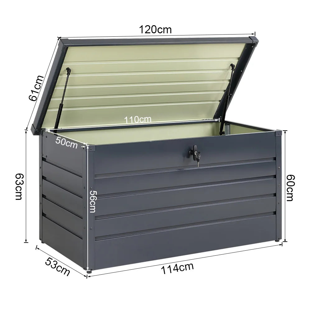 Weather-Resistant Resin Deck Storage Box – Outdoor Patio & Garden Storage.