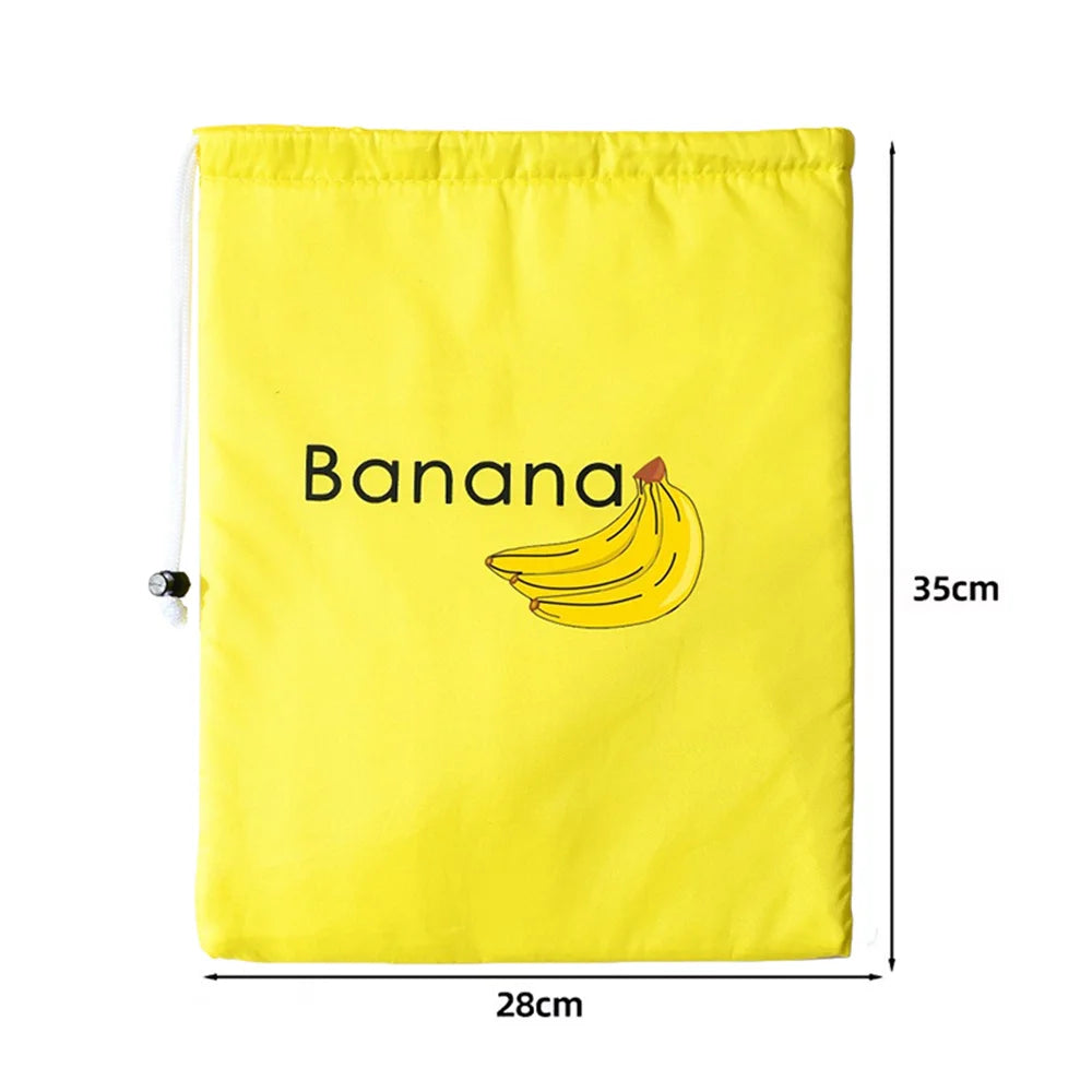 Banana Storage Bag – Padded Fresh Fruit Protector, Reusable Kitchen & Fridge Organiser for Banana Storage.