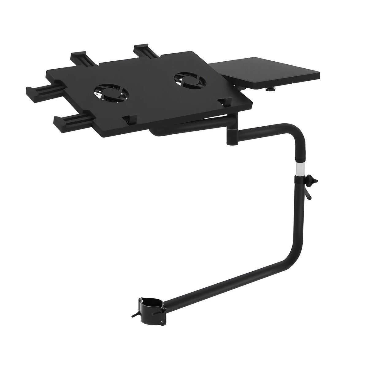 Laptop Stand with Dual Cooling Fans & USB Port – Adjustable Desk.