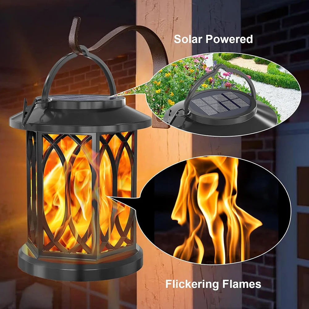 Solar Dancing Flame Lantern.