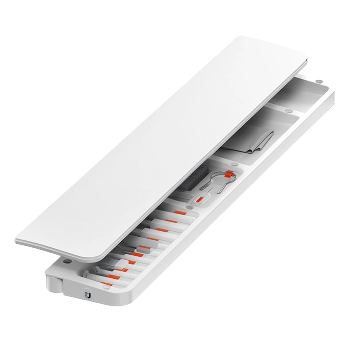 Ergonomic Keyboard Wrist Rest with Cleaning Kit – ABS & Leather Palm Support Pad.