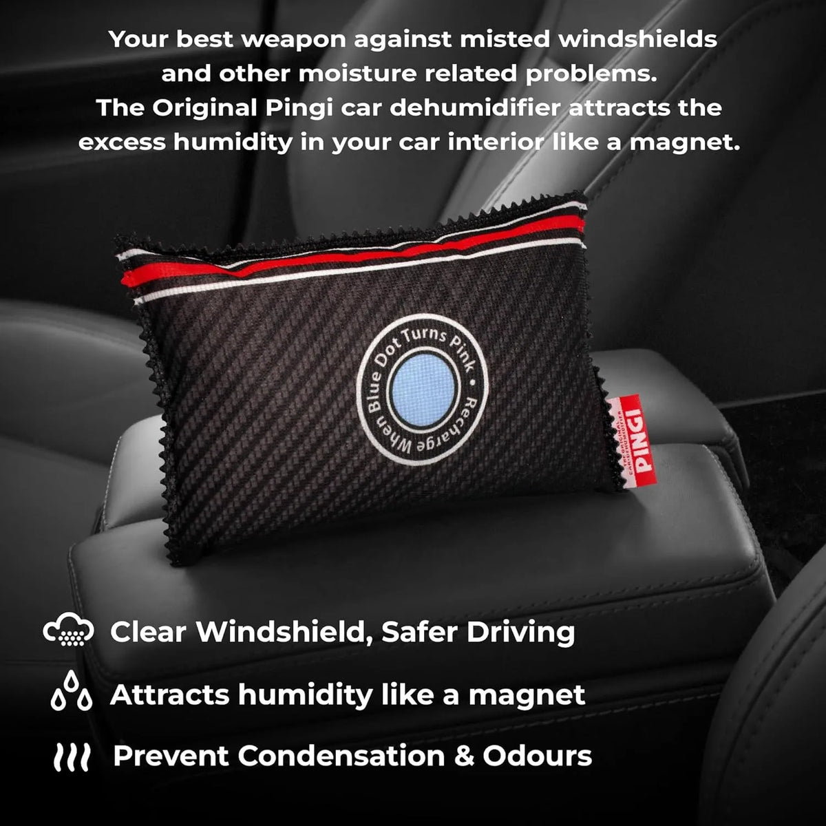 Dehumidifier – Moisture Absorber for Car & Home, Reusable Damp & Condensation Control