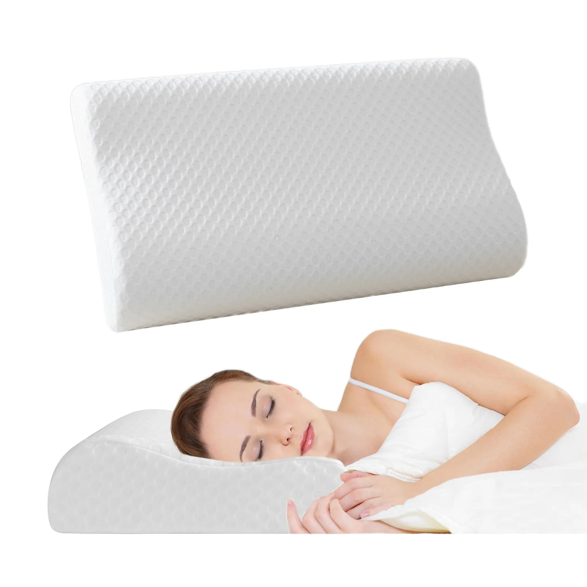 Orthopaedic Memory Foam Pillow – Neck & Spine Support.