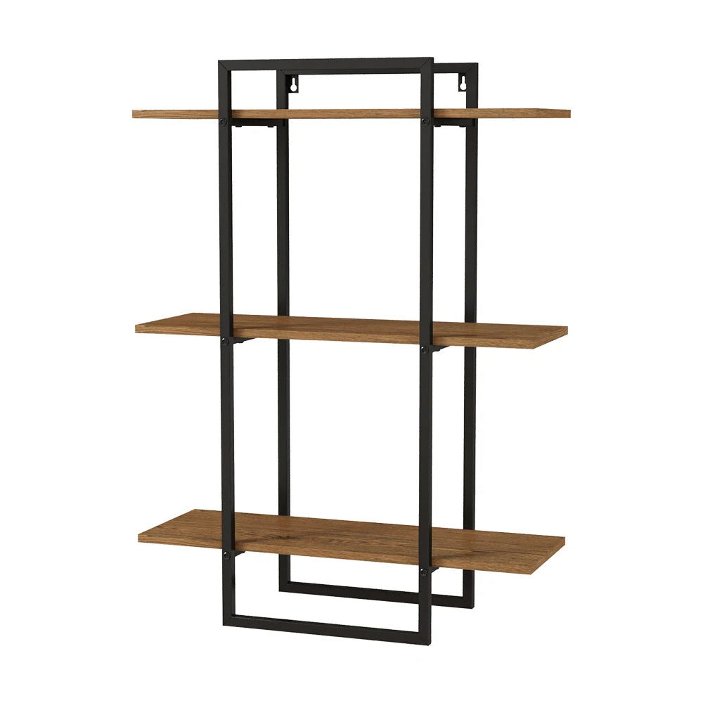 Voltsify 3-Tier Modern Wall-Mounted Floating Shelves.