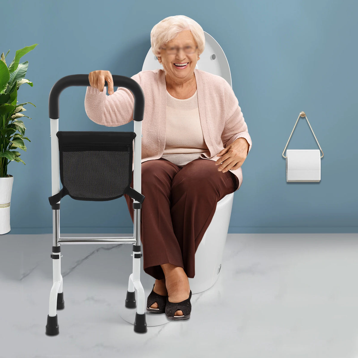 Adjustable Standing Aid Rail – Mobility Support Handle for Seniors & Adults.