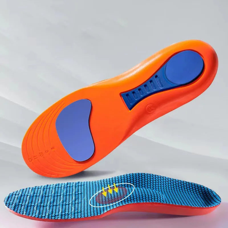 1 Pair Orthopaedic Sports Insoles – Shock-Absorbing, Breathable & Cushioned.