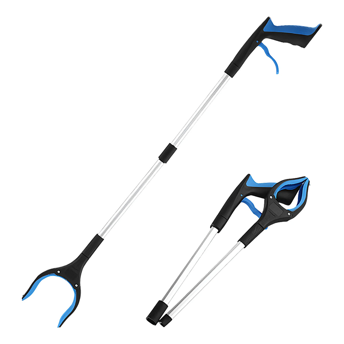 Extra-Long Foldable Grabber Tool – Multi-Angle Reacher & Garbage Picker.