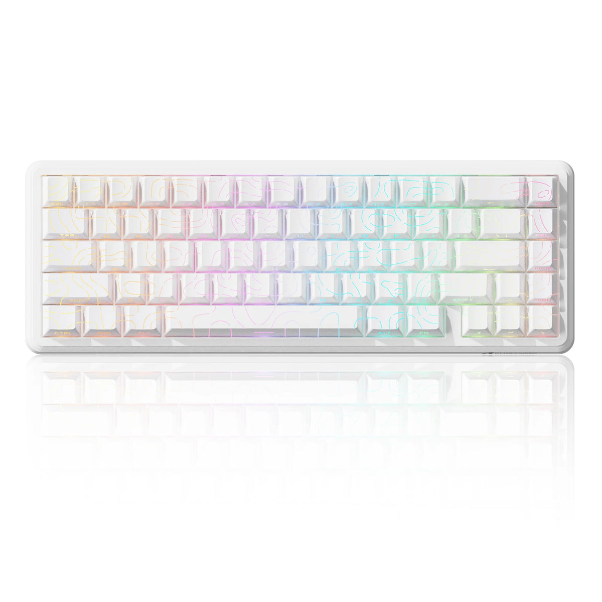 ATTACK SHARK X65 HE Magnetic Switch Gaming Keyboard – 65% Rapid Trigger, 8000Hz Polling.