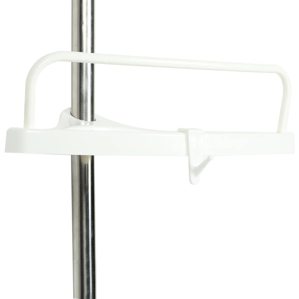 Stainless Steel Bathroom Corner Shelf – Floor-to-Ceiling Storage Rack & Organizer.