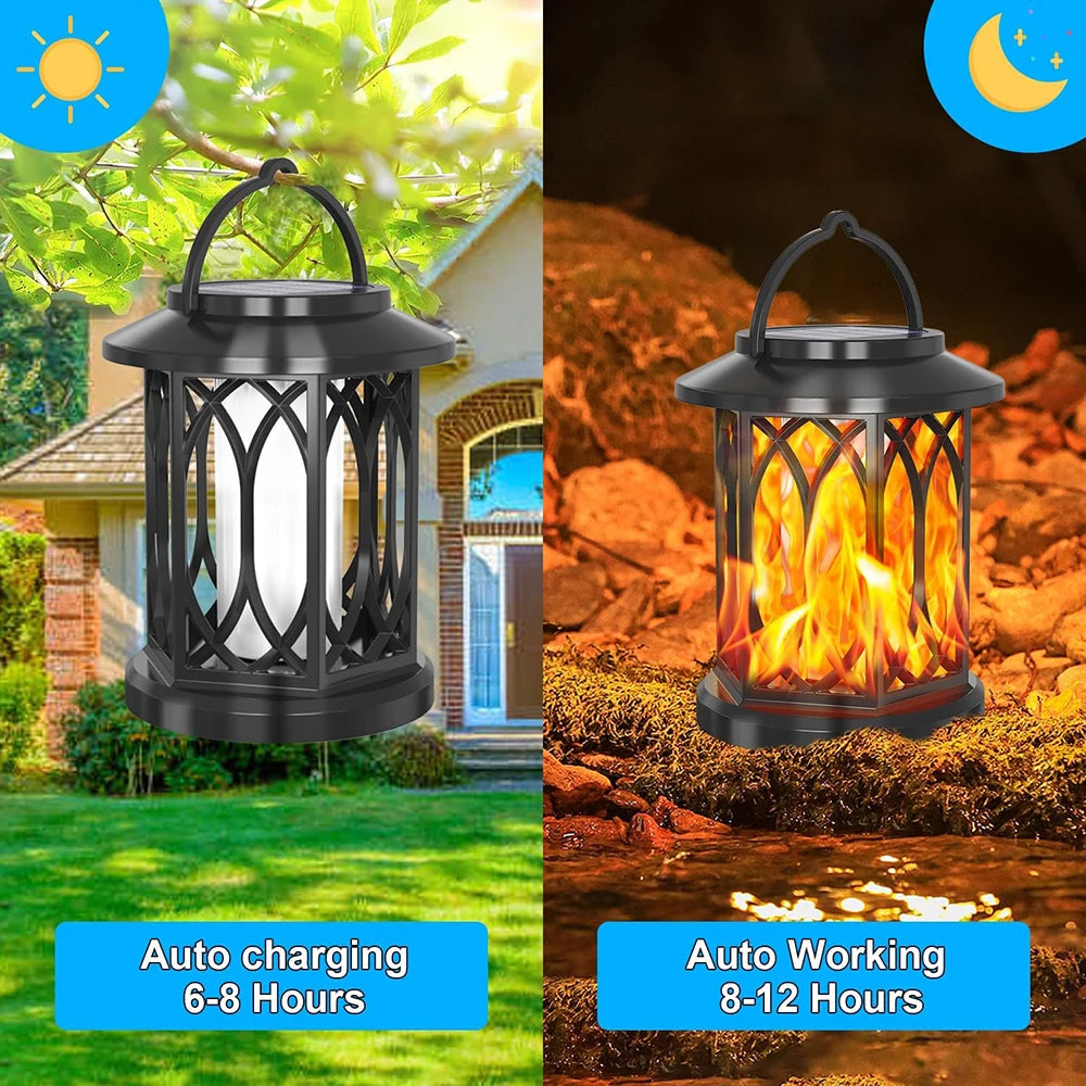 Solar Dancing Flame Lantern.