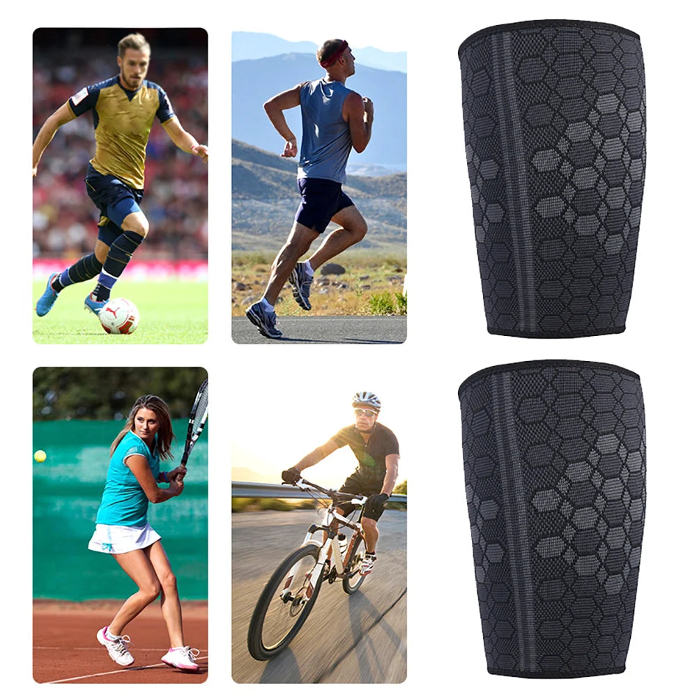 Thigh Compression Support Sleeve – Elastic Hamstring & Muscle Support Brace for Sports.