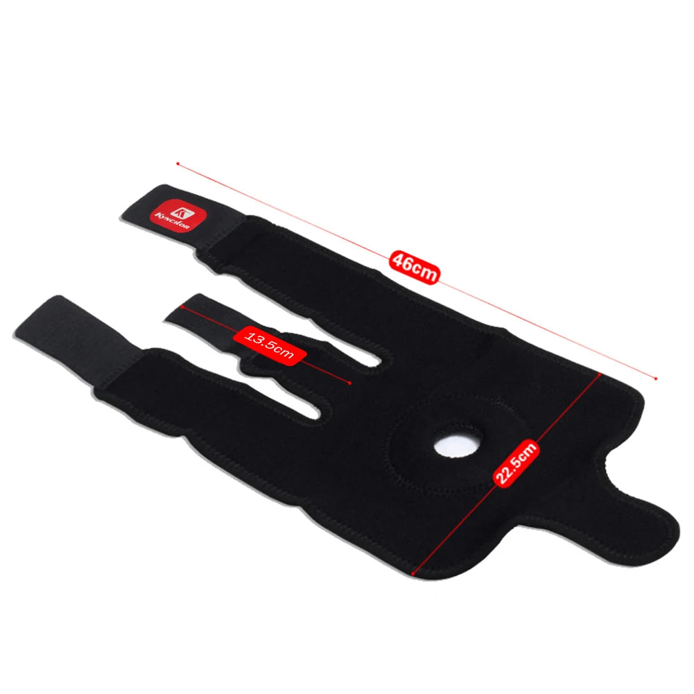 Adjustable Knee Brace for Sports, Running & Gym Support.