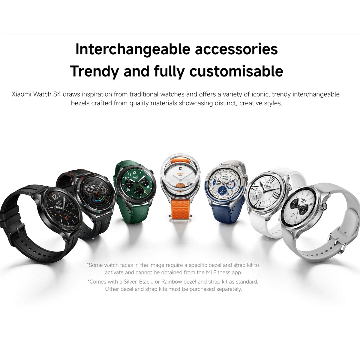 1.43" AMOLED Smartwatch with Interchangeable Bezel, 150+ Sports Modes, Health Tracking.
