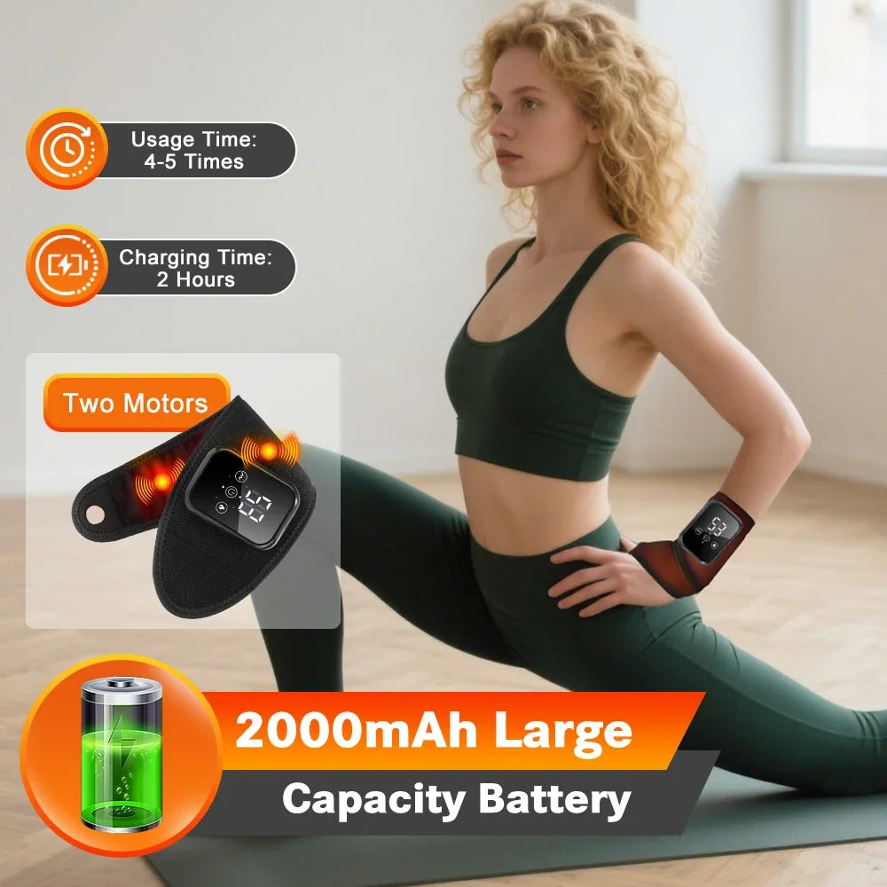 Cordless Wrist Support Wrap with 15-Min Timer & 2000mAh Rechargeable Battery.